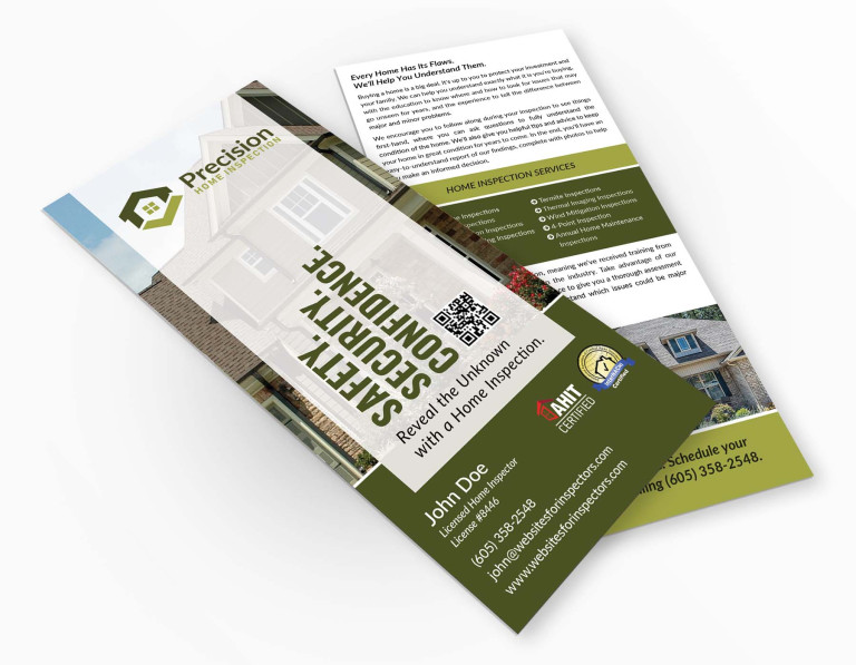 Professional Rack Cards for Home Inspectors | from Visual Grace